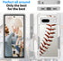 for Google Pixel 7, Baseball Sports White Pattern Shock-Absorption Hard PC and Inner Silicone Hybrid Dual Layer Armor Defender Case Protective Cov...