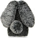 LCHDA Rabbit Case for Samsung Galaxy J3 2018, Cute 3D Bunny Ears Soft Furry Hairball Fuzzy Winter Warm Faux Fur Plush Fluffy Flexible TPU Bumper P...