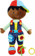 June Garden 15.5" Dressy Friends Isaiah - Educational Stuffed Plush Doll for Kids and Toddlers 2 Years and Up - Montessori Buckle Soft Toy...