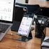 Crpich Acrylic Phone Stand, Ergonomic Design for Apple iPhone and Samsung Galaxy, Compatible with 4-8 Inch Screens, Black......