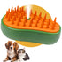 Cat Steam Brush, 3 in 1 Self Cleaning Steamy Cat Brush with Water, Steamer Brush for Cats Dogs Pets, Grooming Cat Hair Brush for Removing Tangled ...