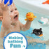 LiKee Baby Bath Toys for Kids Ages 1-3, Floating Wind-Up Toddler Bathtub Toy for Boy Girl Birthday Gift, 12 Months Infant Pool Swimming Water Game...