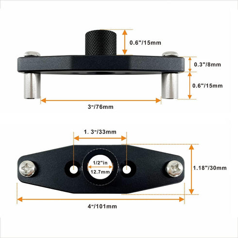 Dowel Jig Kit for Floating Shelf Bracket Drill Guide for Straight Holes Self Centering Doweling Jig for Hidden Shelf Brackets Woodworking Drilling...
