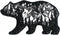 California Bear with Mountains Stars Moon Outdoor Landscape Well Made Quality Sew/ Iron On 100% Embroidered Decorative Applique Patch for Hats Jac...