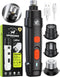 Dog Nail Grinder Upgraded Dog Nail Trimmers Clipper with 2 LED Light, 2 Speed Rechargeable Electric Pet Nail Grinder Quiet Low Noise for Small Med...