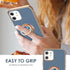Hython Case for iPhone 12 Case & iPhone 12 Pro Case with Ring Stand, 360° Rotatable Ring Holder Magnetic Kickstand, Shiny Plating Rose Gold Edge S...