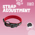 Chai's Choice Dog Collar Small (Red) | Comfortable & Stylish Pet Collar with Adjustable Strap Soft Padded | No-Choke & Quick Release | 3M Reflecti...