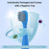 Replacement Toothbrush Heads 8 Pack for Burst Kids Electric Toothbrush, Blue...