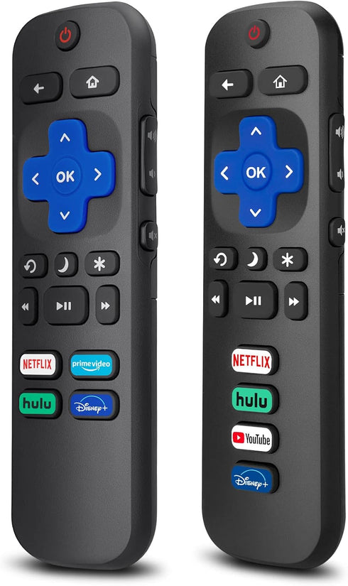 Replacement for TCL-Roku-TV-Remote-Control,for TCL Roku for Hisense Roku for Onn Roku Series Smart TVs(NOT for Roku Stick and Box)?Pack of 2?...