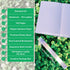 Dotted Notebook Journal 180GSM Bamboo Thick White Paper 160 Pages 5 * 5MM Dot Grid, Lay Flat Binding,Colored Silver Edges, Bookmarks and Expandabl...