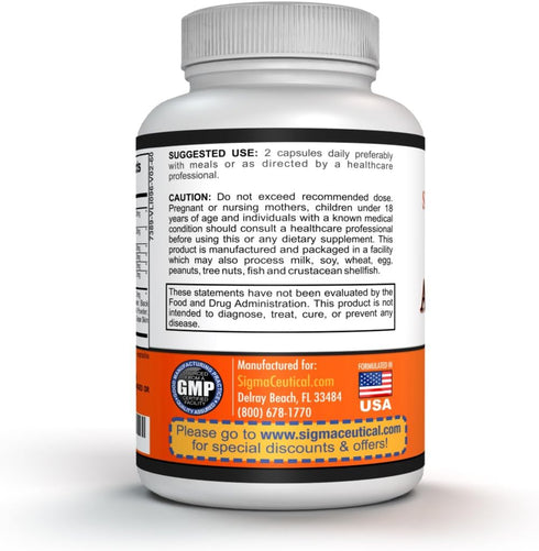 Super Antioxidant Supplement - Goji Berry Capsules, Acai Berry Capsules, Mangosteen Capsules, Resveratrol, Pomegranate & Noni Capsules - 60 Capsul...