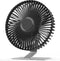 SLENPET 6 inch USB Desk Fan, Adjustable Tilt, 4 Speeds, Ultra-quiet, 90Rotation, Portable, Metal Base, Silver...