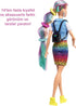 Barbie Doll Leopard Rainbow Hair with Color-Change Highlights & 16 Styling Accessories Including Clothes, Scrunchies, Brush & More...