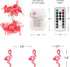 Pink Flamingo String Lights Battery Operated with Remote Fairy Lights 10ft 30LEDs USB Plug in Summer Tropic Themed Flamingo Decor Lights for Home ...