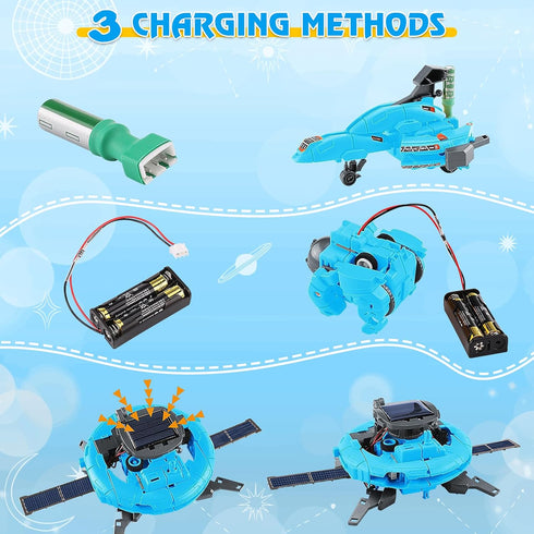 STEM Projects for Kids Ages 8-12 Solar Robot Kit 6-in-1 Space Toys for 10-Year-Old Boy Girl Gift Building Toys Science Kits Christmas Birthday Gif...