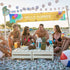 Probsin Summer Banner 120"x 20" Decorations Outdoor Hello Welcome Yard Sign Beach Umbrella Barbecue Party Supplies Holiday Decor Swimming Pool Coo...