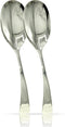 Large Buffet Serving Spoons - MIJIG Set of 2 Custom Designed Mirror-Polished Stainless-Steel Utensil Set for Homes, Hotels & Party Planners – Dinn...