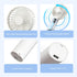 Mini Portable Fan,Rechargeable Travel Fan,3 Speed Small Handheld Fan,Personal Battery Operated Fan with USB C for bedroom,office,Girl,Lady...