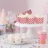 100Pcs Red Plaid Paper Baking Cups White Red Checkered Cupcake Wrappers Scalloped Edge Cupcake Muffin Cases for Party Supplies...