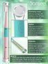Pink*2Pcs, Travel Essentials Electric Toothbrush Lasting for 90 Days Sonic Electric Travel Size Toiletries Waterproof Portable Mini Design for Dai...