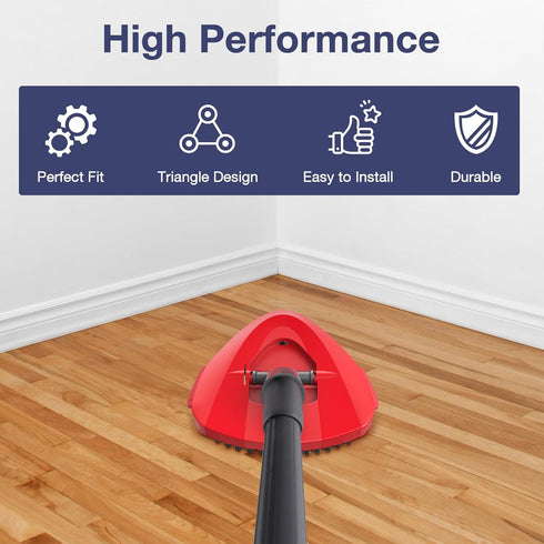 2 Pack Spin Mop Scrub Brush Head Replacement for RinseClean 2-Tank System, Hard Bristle Scrubber Brush for Floor Cleaning Accessories (Not Fit for...