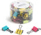 U Brands Happy Face Binder Clips, Bright Colors with Black Prongs, Office Organization Supplies, 32mm, 48 Count...