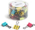 U Brands Happy Face Binder Clips, Bright Colors with Black Prongs, Office Organization Supplies, 32mm, 48 Count...