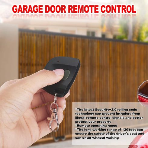 Kingdder 3 Pieces Garage Door Remote Compatible for Multicode 300mhz 10 Dip Switch 3089 3060 3070 Gate Opener Remote Multicode Gate Opener with Ke...