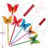 Leery 12 Pieces 3D Butterfly Ballpoint Pens,0.5mm Random Butterfly Black Ink Pens for School Office Supplies Home Bedroom Decor,Wedding, Birthday,...