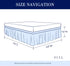 Subrtex Wrap Around Bed Skirt Elastic Elegant Soft Fabric Ruffled Fade Resistant Replaceable (Full, Chocolate)...