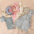 Newborn Baby Loveys Security Blanket Muslin Soft & Breathable,Organic Cotton Lion Lovies for Baby New Born Boy Girl Unisex Baby Unique Neutral Pre...