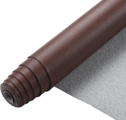 Smooth Solid Color Faux Leather Sheets 13.8"X53"(35cmX135cm),Soft Faux Leather Roll Very Suitable for Making Crafts,Leather Earrings, Bows,Sewing ...