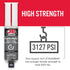 J-B Weld 50176 KwikWeld Steel Reinforced Epoxy Syringe - Dark Grey - 25 ml,Black...