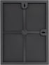 MCS Format 9x12 Picture Frame Black, Vertical & Horizontal Wall Hanging Picture Frame for Photos & Art Prints (1-Pack)...