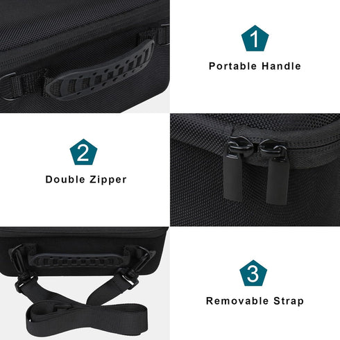 Canboc Carrying Case for Blue Tees Golf Player+ GPS Speaker with Touch Screen Display, GPS Speaker Player Bag with Removable Shoulder Strap, Mesh ...