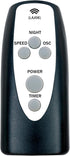Replacement Remote Control for Lasko 2033666D 2033666C T42050 T36205 T42552 T42951 T42952 T42954 T42964 T48312 T48322 T48332 T48312 T48314 Oscilla...