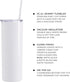 Go Greek Chic Delta Delta Delta Laser Engraved Skinny Tumbler with Straw, Stainless Steel 20 oz Capacity (Blush)...