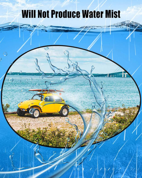 Driver Left Side Mirror Heated Glass Fit for Mini Cooper 2007-2015 Replace 51169803193 51162755625, Car Rearview Mirror Glass, Left Side Heated Re...