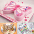Crethinkaty Easter Butterfly Mini Cake Pan Pie Mold, 5.3 Inch Cake Tin with Non Stick Coating Baking Molds Bakeware Tray for Cake Chocolate Fondan...