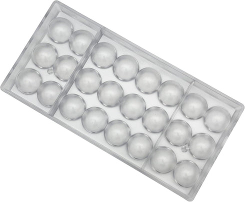 Goldbaking Semi Sphere Chocolate Mould PC Polycarbonate Hemisphere Chocolate Mold (s 1.2inch)...