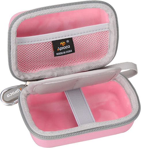 Aproca Pink Digital Camera Case, for VAHOIALD Digital Camera/BEVLXNIV Digital Baby Camera Kids Video Camera-Travel Storage Protective case...