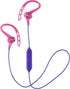 JVC Wireless Sports Ear Clip Headphones, Bluetooth Connectivity, Sweat Proof IPX2, Pivot Motion Fit - HAEC20BTP (Pink)......