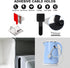48Pcs Cord Organizer Kit, Reusable Elastic Silicone Cable Ties, Strong Adhesive Cable Clips for Cable Management, Multipurpose Wire Management for...