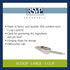 RSVP International Endurance Stainless Steel Measuring Scoop Collection, 1-Cup...