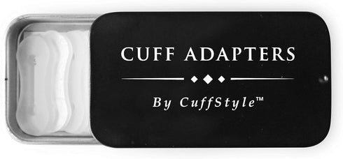 Cufflinks Adapters by CuffStyle for Cufflink worn with Men's Dress Shirts and French Cuff Shirt...