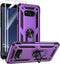 Samsung Galaxy S8 Plus Case with HD Screen Protectors, Androgate Military-Grade Metal Ring Holder Kickstand 15ft Drop Tested Shockproof Cover Case...