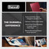 Dunwell Photo Album 8x10 (Ruby) with Black Mounting Paper, 8 x 10 Photo & Art Portfolio Presentation Book, 24 Clear Sleeves, Each Shows 48 Pages, ...