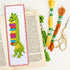Povitrulya Counted Cross Stitch Kit - DIY Kits for Adults or Kids - Funny Embroidery Bookmark - Easy to Use - Craft Collection - T-Rex Dinosaur...