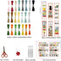 FREEBLOSS 6 Set Cross Stitch Bookmark Kit Cross Stitch Kit Cute Stamped Embroidery Bookmark with Instruction Cross Stitch Kits for Adults DIY Book...