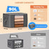 90 L Large Storage Bags, 6 Pack Clothes Storage Bins Foldable Closet Organizers Storage Containers with Reinforced Handle for Clothing, Blanket, C...